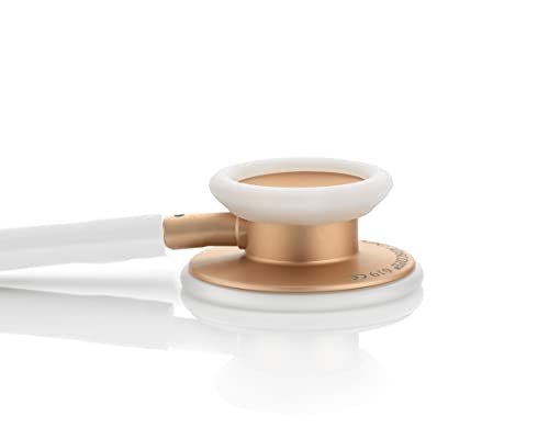 Image of ADC Adscope 619 - Ultra-lite Clinical Stethoscope - Rose Gold /White