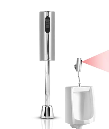Válvula de Urinario con Sensor Automático, Juego de Válvulas de Urinario para Inodoro de Baño, Válvula de Descarga para Urinario Montada en la Pared, Kit de Válvula de Descarga