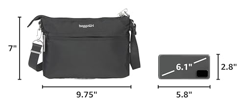 Image of Baggallini Securtex Anti-Theft Memento Crossbody