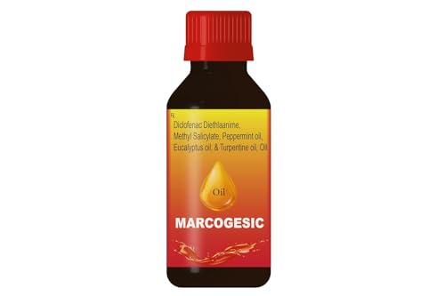 Marcogesic Pain Relief Oil 60 ml | Natural Formula With Powerful Ingredients, Perfect For Joint, Muscle,Shoulder, Legs, Knee and Arthritis pain Marcogesic Pain Relief Oil 60 ml | Natural Formula With Powerful Ingredients, Perfect For Joint, Muscle,Shoulder, Legs, Knee and Arthritis pain