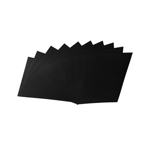 Papier kraft noir cartonné haut de gamme pour projets créatifs et carterie d'art