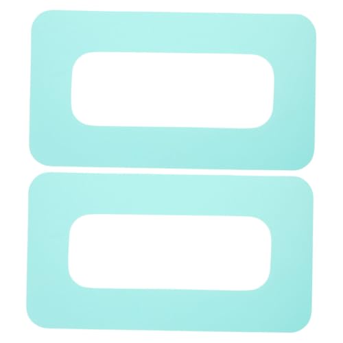 Abaodam 2pcs Surfboard Fin Box Patches Light Green Paddle Board Repair Accessories Weatherproof Connection for Enhanced Stability Precision Fit for Sup and Surfboards