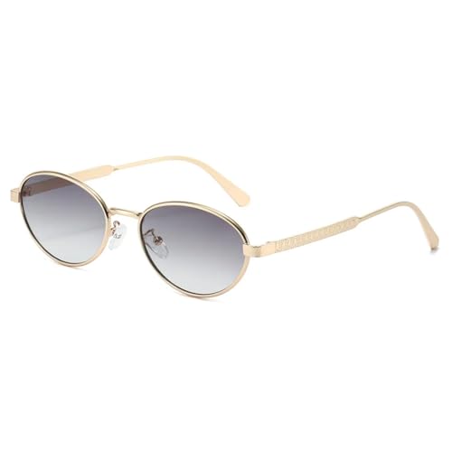 Lunettes de soleil femme vintage 3821-C4 monture métallique