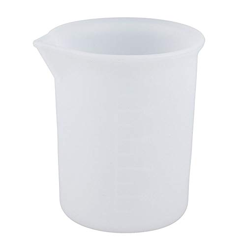 POFET 10pcs 100ml Silicone Measuring Cups Reusable Precise Scale Resin Mixing Cups for Epoxy Resin Casting Molds, Slime, Art - Image 4