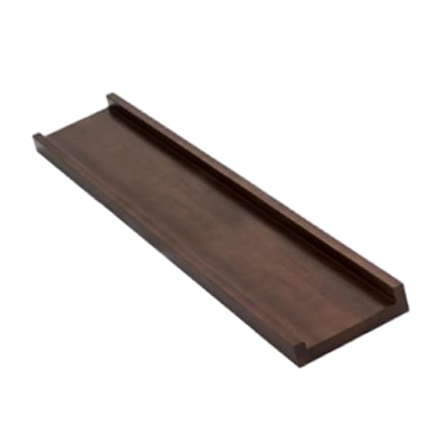 Espositore per smalti in Legno di Pino, Organizer per profumi, espositore da Parete per saloni di Bellezza, per Tecnici delle Unghie (Marrone 30 cm (11 3/4))