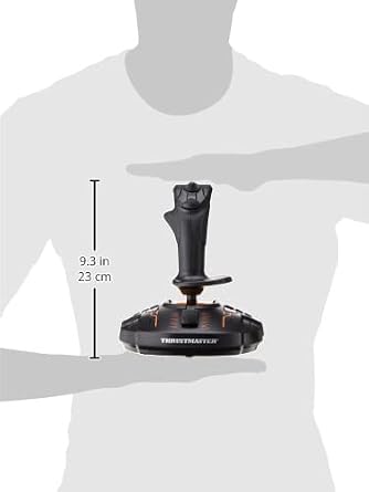 Thrustmaster T.16000M FCS Joystick – H.E.A.R.T. Manyetik Hassasiyet Teknolojisi – PC Uyumlu, Ergonomik ve Çift Elle Kullanıma Uygun (Ambidextrous) Uçuş Kolu