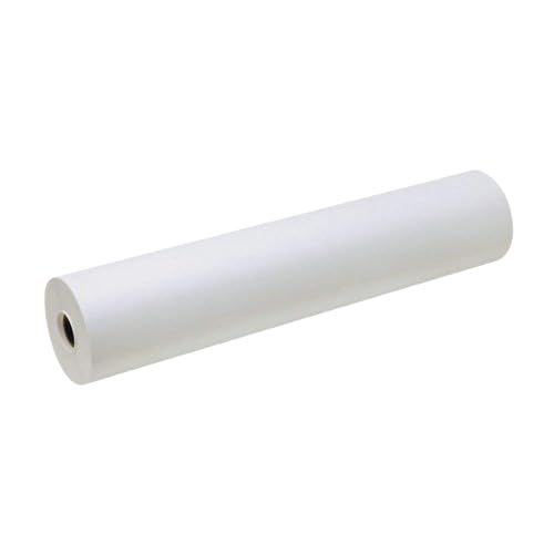 White Paper Roll, 24 Inch X 20 Metre, 70 GSM, for Wall Art, Painting, Drawing, Kids Easel, Wrapping Paper
