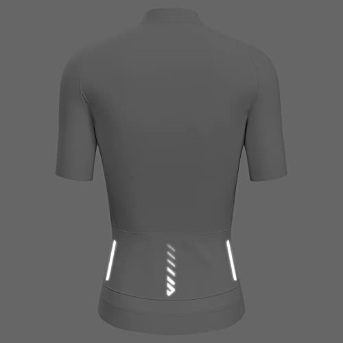 Lo.gas Radtrikot Damen Kurzarm,Fahrradtrikot Rennrad Trikot Atmungsaktiv Frauen Fahrrad Shirt Sommer Fahrradjacke Radfahren Top Mit 3 Taschen M Beige