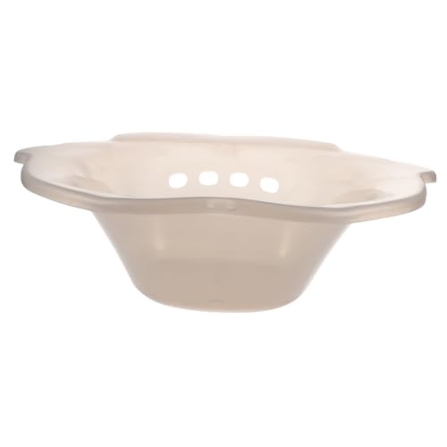 HONMEET Sitz Bath Tub para Cuidado Posparto Cuenca Portátil Ergonómica para Mujeres y Hombres para Hemorroides y Molestias Perineales Diseño Adaptable para Inodoros Estándar Material