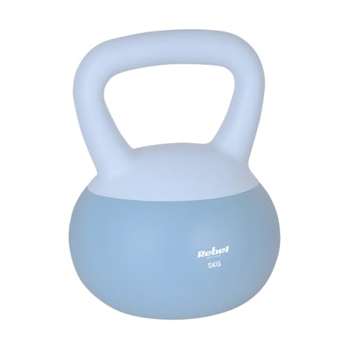 Rebel Soft Kettlebell 5kg PVC souple sûr silencieux Hantel pour la forme physique