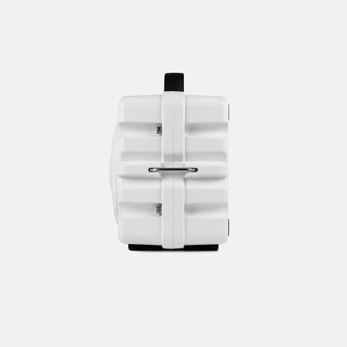 Image of Turtlebox Original Gen 3: Portable Outdoor Bluetooth Speaker - Ultra-Loud (120dB), Waterproof (IP67), Rugged, Impact-Resistant, 3-Day Battery | Party Mode: Unlimited Pairing Stereo, White /Blaze Orange