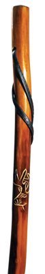 SE Hand Carved Design Wood Walking Hiking Hike Stick Cane Staff 55
