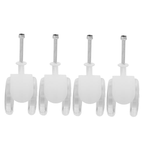 Kisangel 4pcs Replacement Plastic Walker Wheels for Pram Wheel Roller Accessories Safety First for Learning to Walk