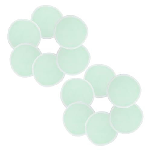 DECORNIJIA 12 piezas Unidades de Almohadillas Desmaquillantes Reutilizables de Fibra de Bambú Suave Lavables y Cómodas para Cuidado Facial Diario