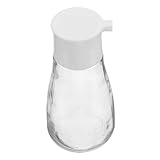 Luxshiny Botella Dispensadora De De Vidrio Contenedor De Salsa De Soja y Vinagre Para Cocina y Control De Condimentos