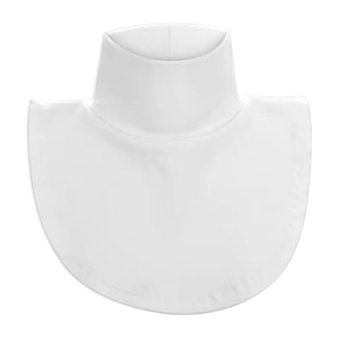 Lusofie Blusenkragen Einsatz Falscher Rollkragenpullover krageneinsatz Damen Falscher Rollkragen Einsatz für Damen Halbbluse mit Falschem Kragen aus Baumwolle Halbbluse Cover