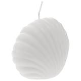 Weiße Muschel Duftkerze aus Paraffin, Dekorative Aromakerze