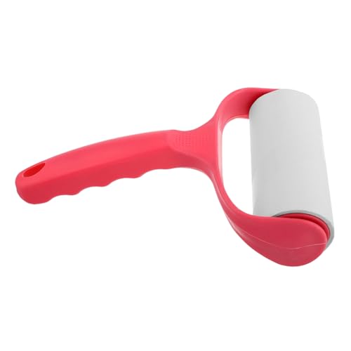 VINTORKY 1 セット ネイルアートクリーナー Diyのヘアクリップアクセサリー ゴム印圧力ツール 爪をきれいにするためのネイルブラシ スタンプブラシ 印刷ローラー 爪用ブラシ 付箋紙 ピンク