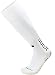 TRUSOX Cushioned Over Knee High Soccer Football Socks, No Slip with Grip Pads, 1 Pair, Large, White
