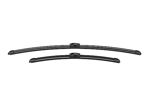 Image of BOSCH 3397007653 AeroTwin Wiper Blades - Set of 2 (26 inch& 17 inch) Side Lock 19mm | Driver and Passenger Side Original Equipment Replacement Blades