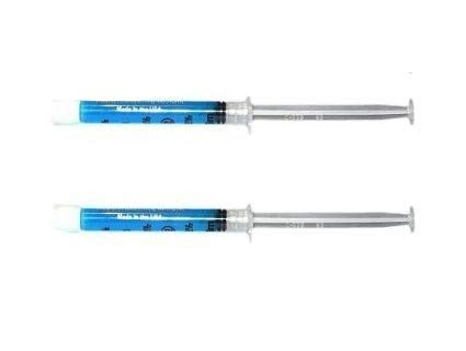 2 (Two) 3ml Professional Remineralizing Gel Syringes -Free Shade Guide