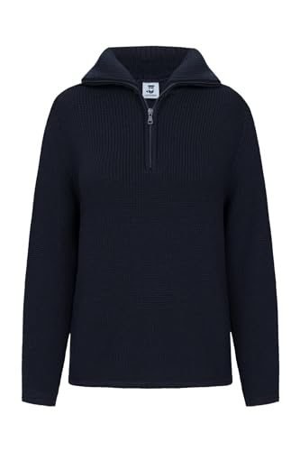 HANSEHELD Damen Troyer Wolle - Marine-Blau 38