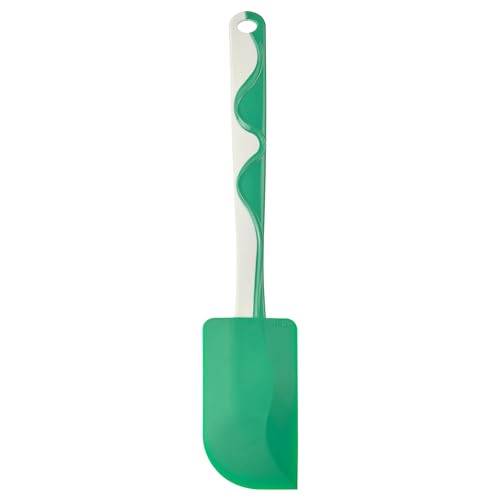 IKEA GUBBRÖRA Espátula de goma, verde/blanco
