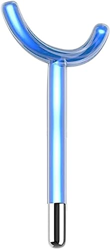 Electrode Wand Glass Tube Handheld Spare Parts for Hi Frequency Instrument Elitzia ETHB01 (Blue Y Shape)