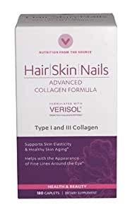 Hair Skin Nails Advanced Formula 180 caplets Hair Skin Nails Advanced Formula 180 caplets