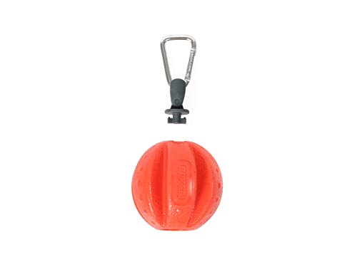 Dexas Off Leash Reaction Ball Floating Dog Toy with Removable Leash Attachment