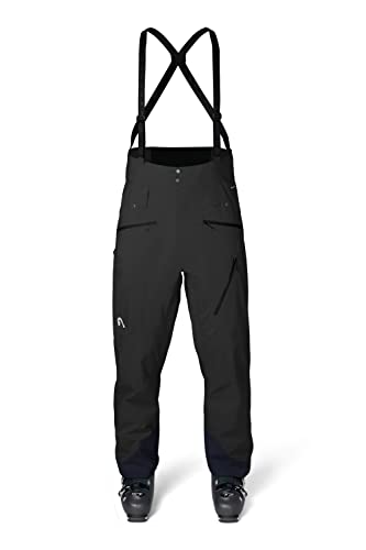 Flylow Men's Tannen Bib Waterproof Breathable Softshell Ski & Snowboard Pant - Black - XX-Large