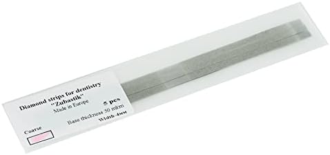 Dental Abrasive STAINLESS STEEL Strips finishing polishing 4mm Coarse 5pcs