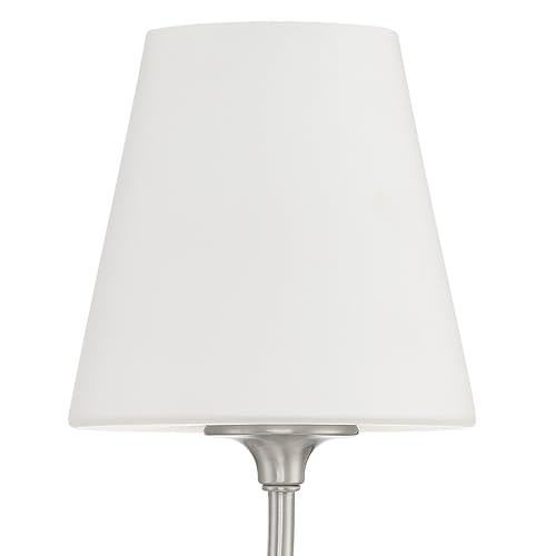 Image of Crystorama Libby Langdon Sylvan 6'' Brushed Nickel Sconce