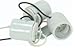 Satco 80-1082 3-Light Porcelain Socket with 1/8 IP Slip Hole with Metal Strap, Color