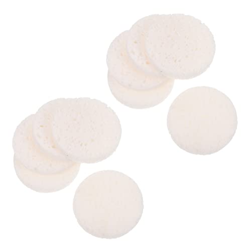 BESTYASH 40pcs Face Washing Pads Rounded Makeup Applicators for Comfortable Cleansing for Foundation and Powder Cosmetic Tool for Women