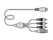 Sony Cyber-shot（動作確認済み）専用A/Vケーブル付き Sony Cyber-shot（動作確認済み）専用A/Vケーブル付き