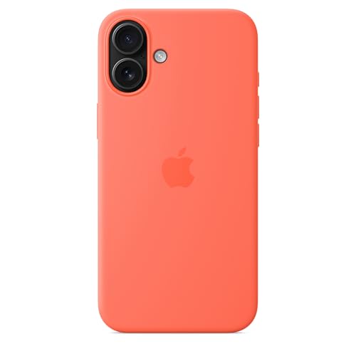Apple Silicone Case with MagSafe Tangerine Apple iPhone 16 Plus - vue 7