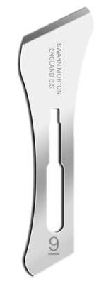 Swann Morton No 9 Sterile Stainless Steel Blades