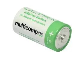 multicomp PRO 10 Pack C Cell Battery, Alkaline, 1.5V, 7200 mAh