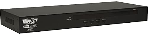 Tripp Lite B042-004 4-Port 1U Rackmount USB PS2 KVM Switch with On-Screen Display