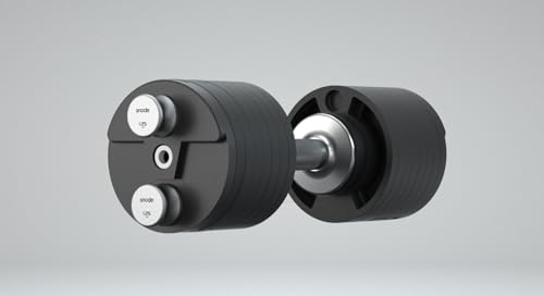 Image of SNODE 8 Pieces (1.25LB each) Weight Adders for SNODE 80LB Cast Iron Adjustable Dumbbells or Other Iron Dumbbells