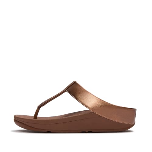 Image of FitFlop Women's FINO Glitterdust Metallic Toe Post Flip Flop Sandal