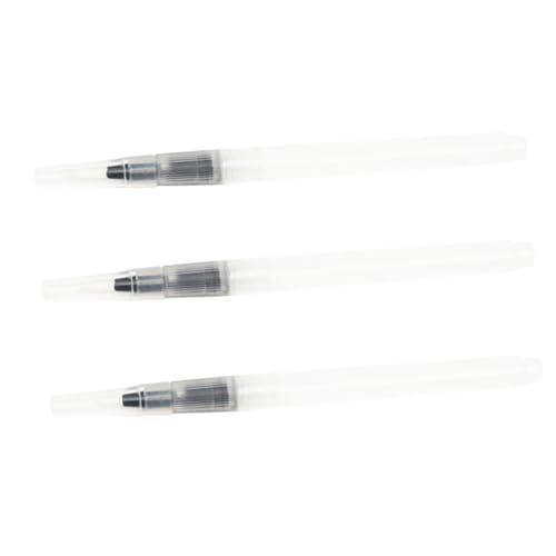 FIXOSHEE 3Piezas Bolígrafos de Cepillo de Agua Recargables de Solubles Agua Herramientas de Portátiles Estudiantes y Manualidades