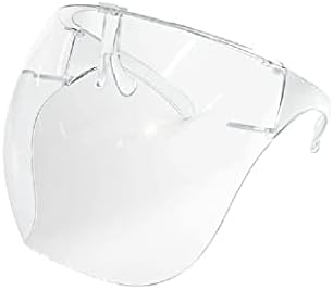 New Anti-Fogging Face Shields with Glasses Frame Set for Men & Women Clear Faceshields (Clear)