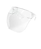 New Anti-Fogging Face Shields with Glasses Frame Set for Men & Women Clear Faceshields (Clear)