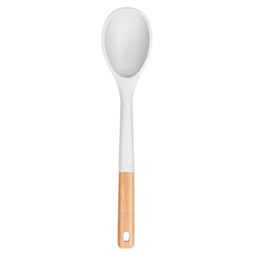 Large Silicone Cooking Spoons, Nonstick Solid...