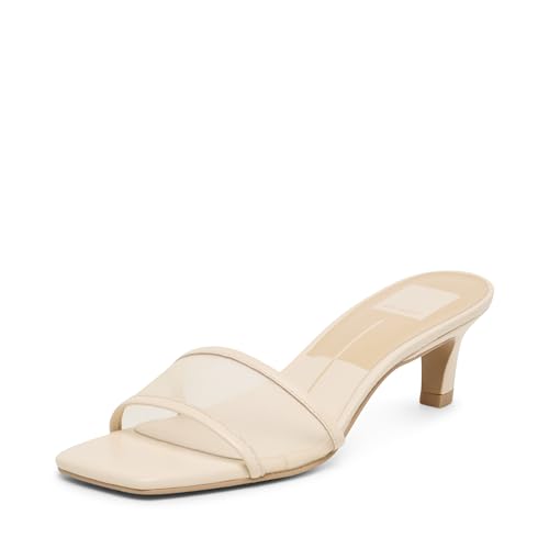 Dolce Vita Women's Rexa Mesh Heeled Sandal, Creme, 9 by Dolce Vita - Used condition - US$33.12