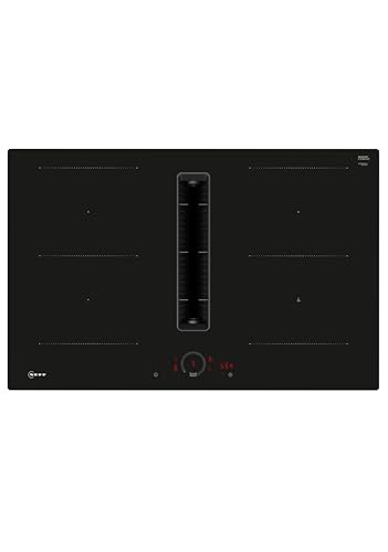 NEFF V58NHQ4L0, N 70,Induktionskochfeld mit integriertem Dunstabzug, Rahmenlos aufliegend, Breite 80 cm, Silence, Home Connect