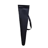 WANGCEPLSD Fencing Storage Bag, Sword Bag with Shoulder Strap, 1680D Waterproof Oxford Cloth, for Foil Epee and Saber(Black)