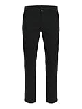 JJ Rebel Pantalones Chinos Jrebmichael Slim Sharp Noos para Hombre, Negro, 32W / 30L